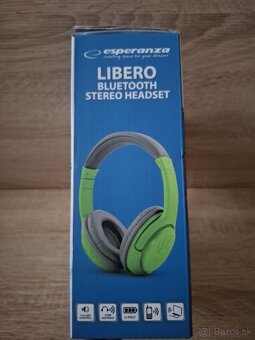 Bezdrôtové stereo slúchadlá Esperanza Libero Bluetooth - 7