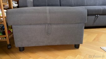 Moderná Rohová Rozkladacia Sedačka Kirsten IV - 7