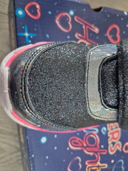 Sketchers Heart Light - dievčenské svietiace topánky 32 - 7