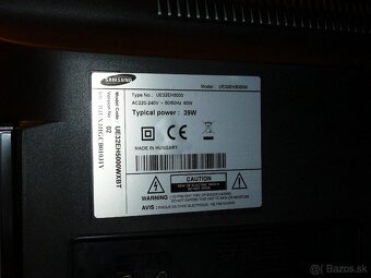 Predám FullHD LED televízor Samsung UE32EH5000 - 80cm - 7