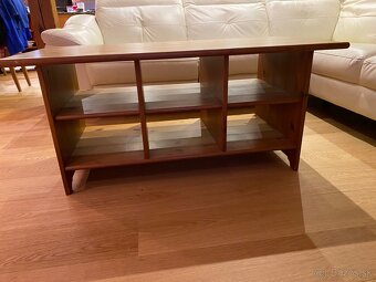 Konferenčný stolík drevený Ikea Leksvik - 7