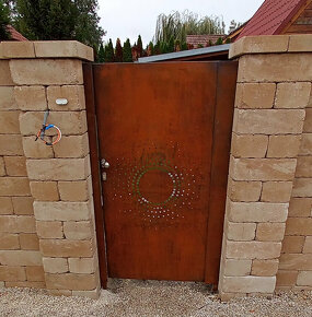 Brány , bránky , ploty - oceľ, nerez , corten - 7