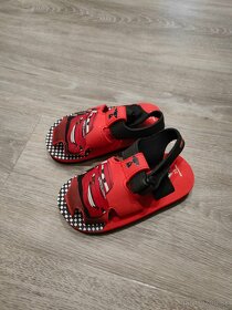Svietiace sandálky Skechers + sandale červené , veľkosť 25 - 7
