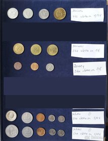 Zbierka mincí - rôzne svetové mince - Európa 3 - 7