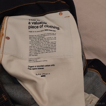 Pánske džínsy Nudie jeans rad rufus dry deluxe W36 L32 - 7