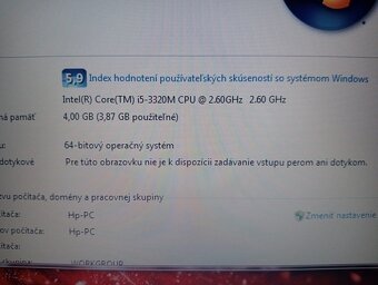 predám ntb HP elitebook 8470p / 4gb ram / Intel core i5- - 7