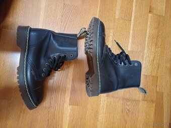 Kožené dámske topanky Steel 39 bez oceľovej špičky / punkové - 7