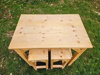 Drevené barové sedenie - ZLACNENÉ - 7