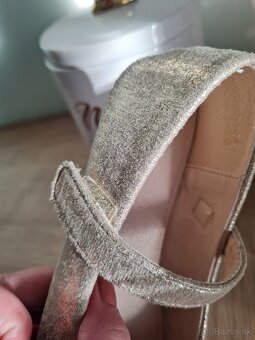 Zlate balerinky Nelli Blu 28 - 7