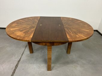Okrúhly rozťahovací stôl Korenica - Art deco 110cm - 7