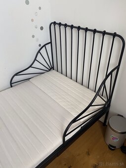 Rastúca posteľ IKEA - čierna - 7