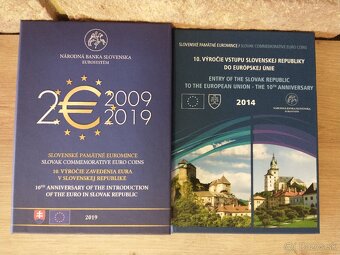 pamätné mince, coincards, mincové kartičky, sady mincí SK - 7
