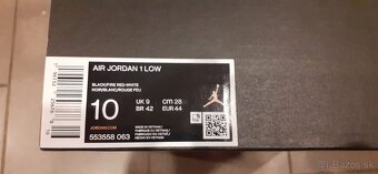 Nike Air Jordan 1 low black/fire red-white - 7