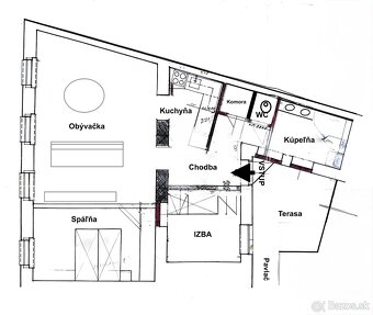 Na prenájom 3 izbový byt, Bratislava, Staré Mesto, Malý trh - 7