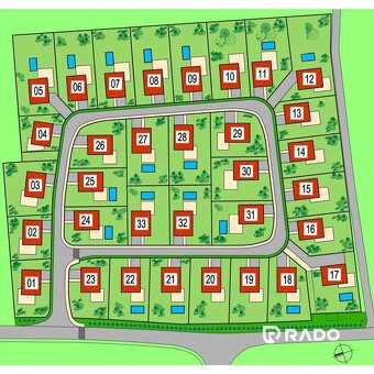RADO | Parcela na výstavbu 3x RD na predaj v obci Kočovce -  - 7