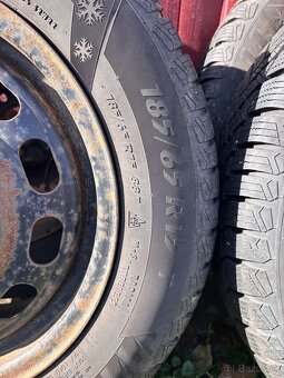 Na predaj zimnú sadu kolies 185/65r15 - 7