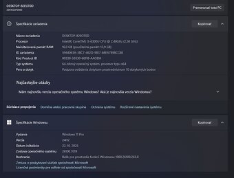LENOVO Thinkpad T460s 14.1" + adaptér + dock - aj TOUCH - 7
