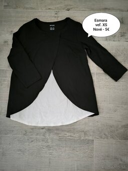 Tehotenské oblečenie XS/S legíny,rifle,tričká. Myprotein,H&M - 7