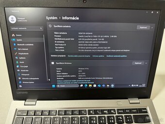 Kompaktný Lenovo ThinkPad 13 Gen 2 s Full HD a SSD + Darček - 7
