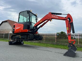 Minibagr Kubota KX027-4 / 3režimy průtoku, 2800mth - 7