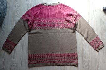 Ružovo hnedý sveter značky BOYSEN S, v. 44/46 - 7