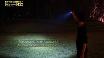 Vynikajúca Čelovka NITECORE HC33 až 1800 lumenov - 7