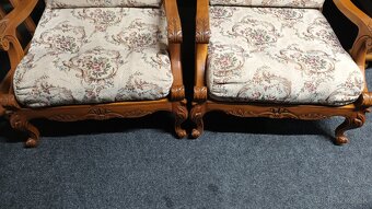 Starožitné kreslá-2ks - 7