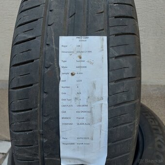 Hankook letne pneumatiky 225/60 R17 - 7