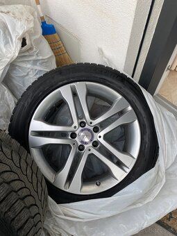 Mercedes original disky + zimne pneu Bridgestone R18 235/50 - 7
