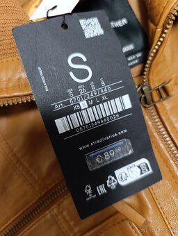 Nová dámska kožená bunda Stradivarius...vel.Sk - 7