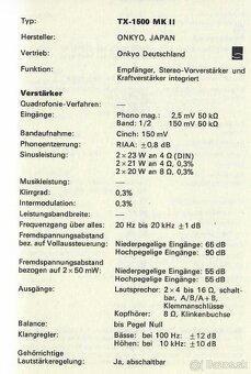 ONKYO TX 1500 MK2 - 7