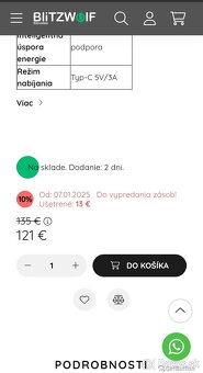 Blitzwolf BW-WA3 100w bezdrôtový reproduktor, nový - 7
