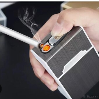 Puzdro na cigarety so zapalovačom - 7