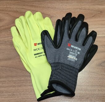 Wurth Tigerflex č. 10/11 – kvalitné tenké pracovné rukavice - 7