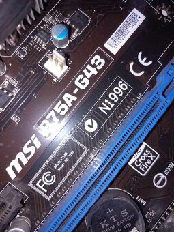 Predam zakladnu dosku Atx Msi B75A-G43 + i3 - 7