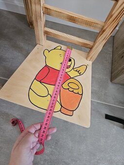 Detsky dreveny stolik so stolickou - 7