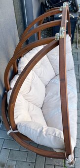 Predám závesnú hojdačku dvojkreslo - 7