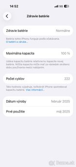 iPhone 16 Pro 256GB 100% Zdravie batérie 100% - 7