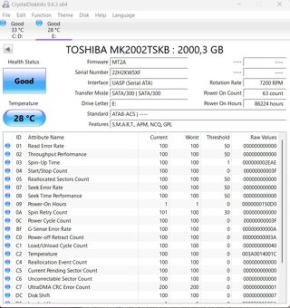 HDD 1TB 3.5" / HDD 250-500GB 2.5" - 7