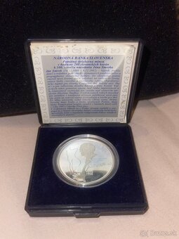 Pamätné strieborné 200 Sk v etui s certifikátom - proof - 7
