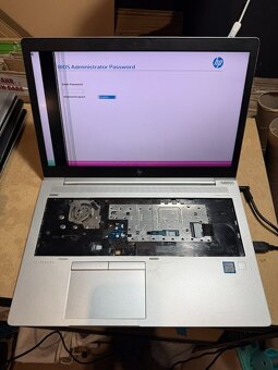 HP EliteBook 850 G5 BIOS heslo, poškodený LCD - 7