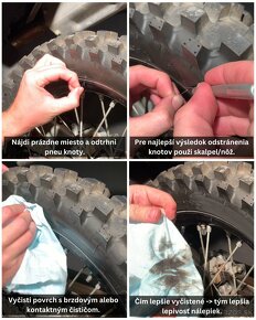 DUNLOP MAXXIS PIRELLI MICHELIN MITAS GEOMAX nálepky na pneu - 7
