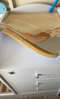 Detská kombinovaná postieľka s prebalovacím pultom - 7