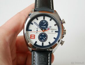 CURREN 8324 Chrono Blue - štýlové pánske hodinky - 7