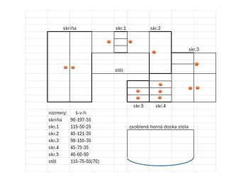 Detská izba zostava, stôl, skrinky, skrina - 7