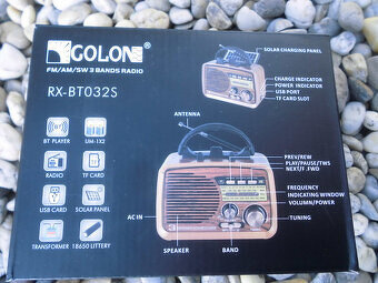 Male Radio Solar Bluetooth MP3 FM AM USB CA - 7