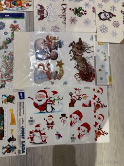 Nálepky vianočné na okno +betlehem - 7