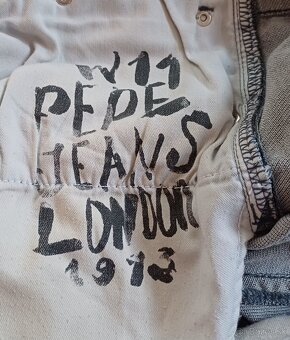 Pepe jeans šedé slim fit streč - 7