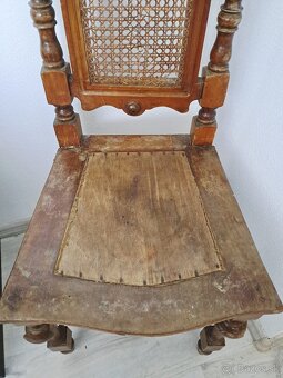 Predám starožitné stoličky 3ks - 7