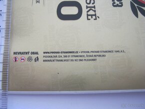 5x pivo pivní pivovar Strakonice Sparta Praha fotbal - 7